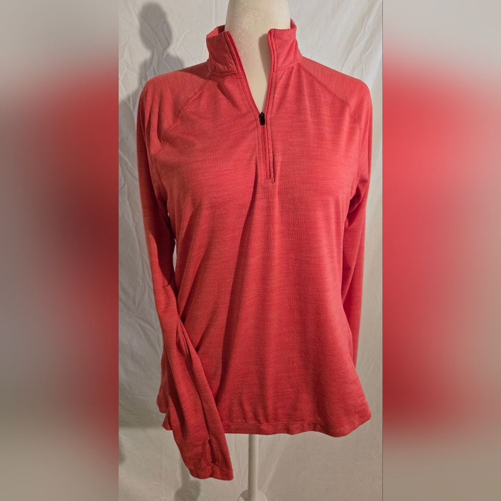 DSG Women's Coral Quarter-Zip Golf Top